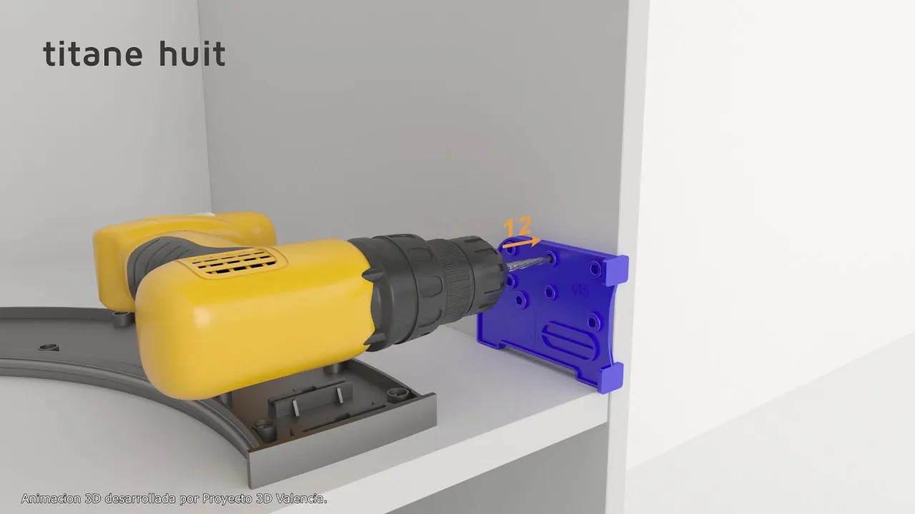 Portada del vídeo: Montaje 3D bandeja extraíble cocina