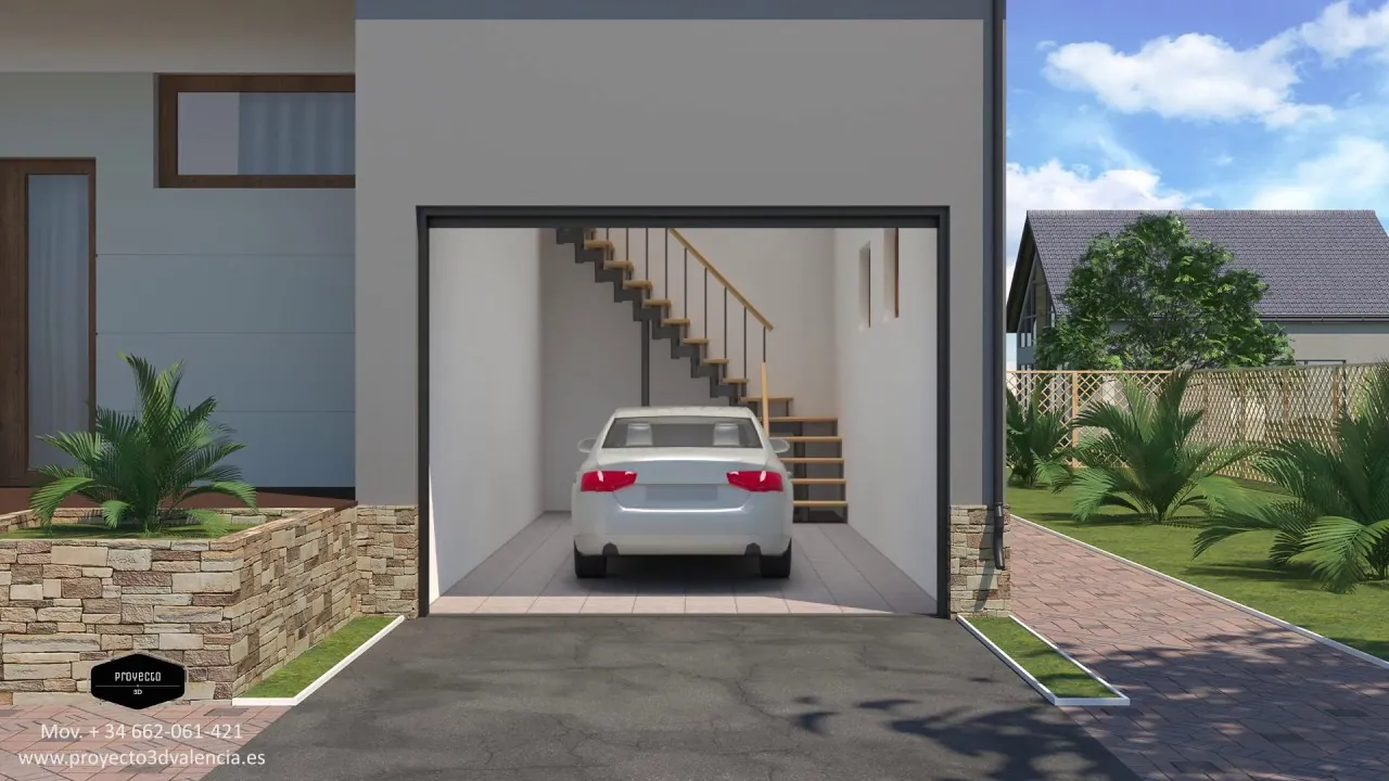 Portada del vídeo: Animación 3D puerta enrollable