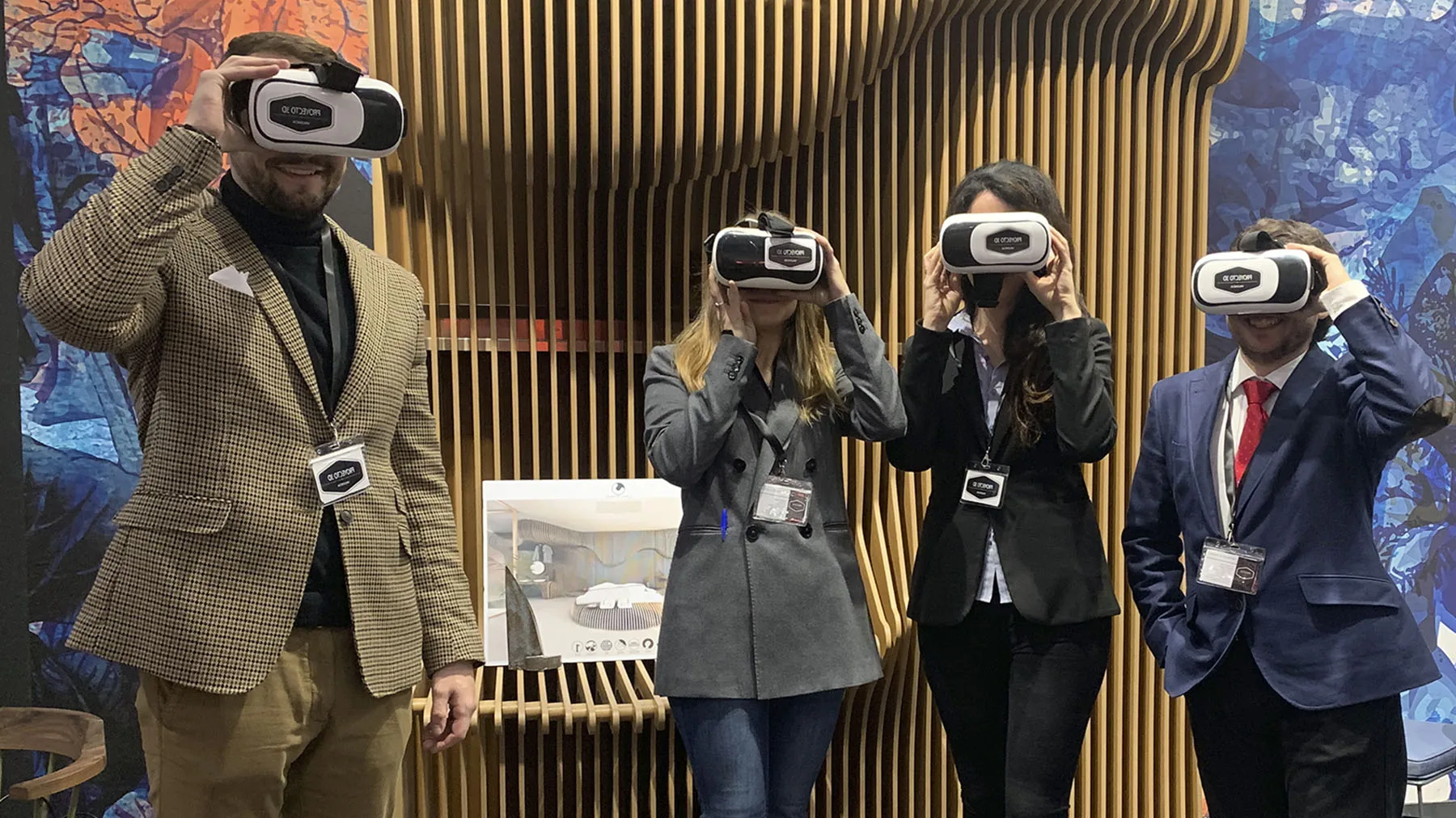Equipo de Proyecto 3D Valencia en la feria Cevisama 2019