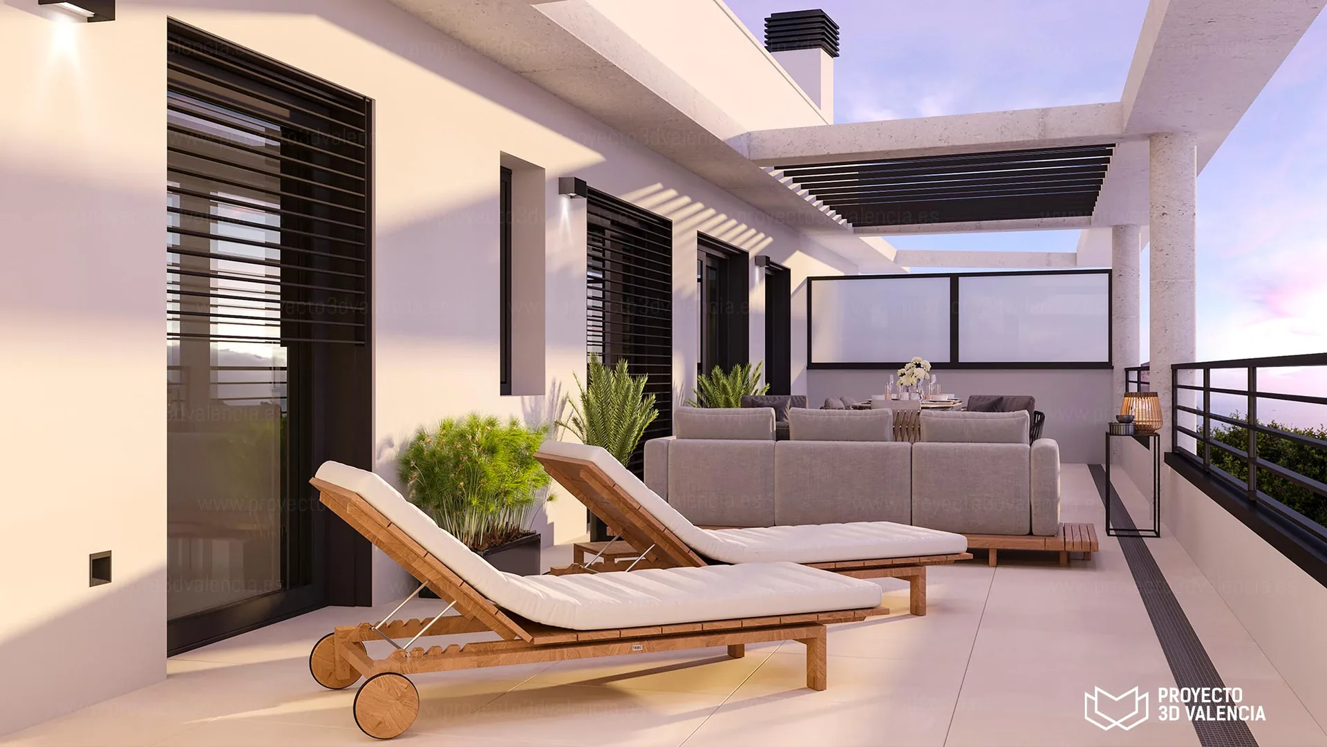 render de renders terrazas
